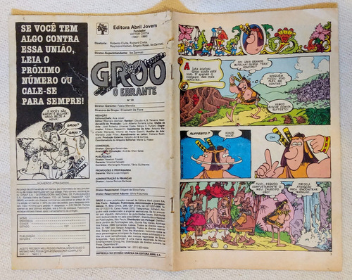 Hq 2 O Humor Inteligente De Groo O Errante 19 E 20*(sem Capas) Aragones Marvel Abril 1991 (Usado)
