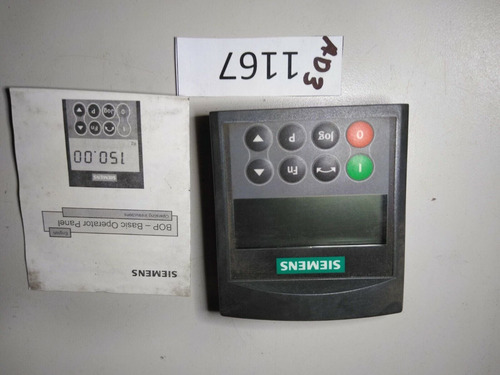 Siemens Micromaster 4 Basic Operator Panel 6se6400-0pb00 Bbt