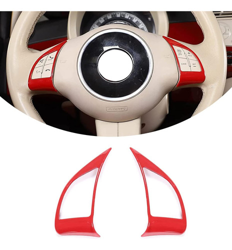 Moldura Para Volante De Abs De Coche, Pegatinas Cromadas Par