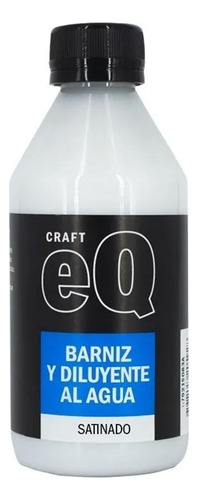 Barniz Y Diluyente Eq Satinado X 250 Ml Color Transparente