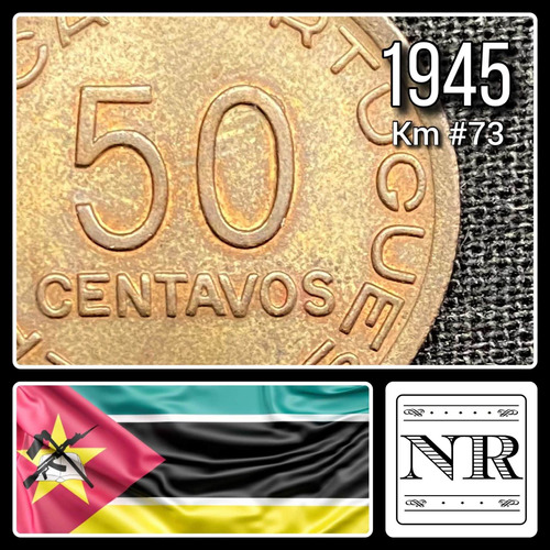 Mozambique - 50 Centavos - Año 1945 - Km #73 - Colonia
