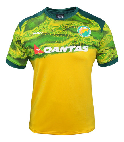 Camiseta Rugby Wallabies Stretch Imago Hombre Australia