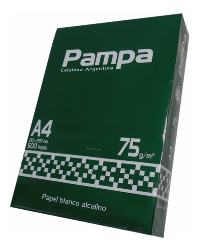 Resmas A4 Pampa 75 Gr Caja X 10 Uni Envio Gratis