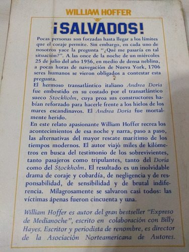 Salvados William Hoffer Transatlantico Andrea Doria Palermo (Usado)