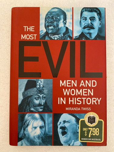 Libro The Most Evil Men And Women In History Miranda Twiss (Usado)