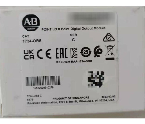 Allen-bradley 1734 Ob8 Point I/o Digital Output Module 1 Ttw