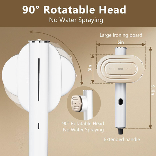 Hulmay Vaporizador Portátil Para Ropa De Viaje Mini Blanco