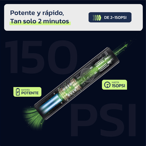 Compresor De Aire Portátil Woowind Inflador Rojo