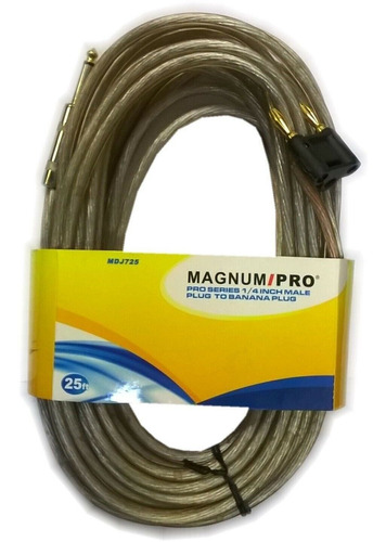 Cable Mdj725 De 25 Pies 1/4 Pulgada Con Enchufe Macho A