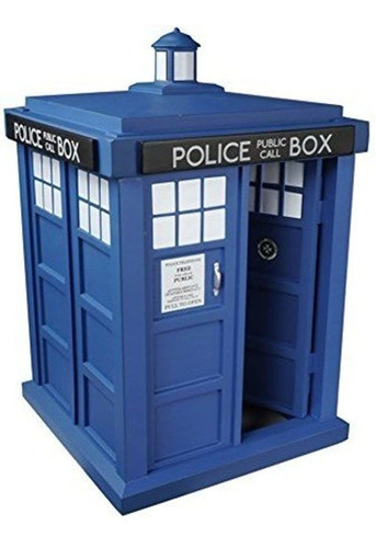 Figura De Acción Tardis De Doctor Who/azul. Marca Funko