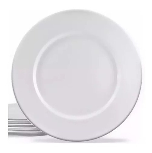 6 Plato Playo 30 Cm Germer Linea Bar Hotel Porcelana Brasil