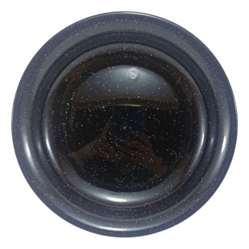 Platos Sopero Plástico Parece Peltre 19cm 350ml 24pz