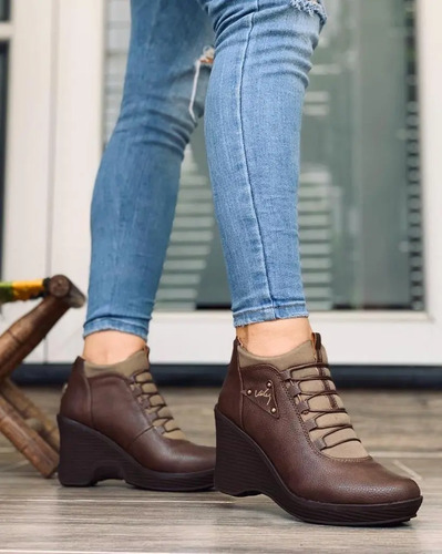 Bota Tacón Para Dama 100% Colombiano | MercadoLibre