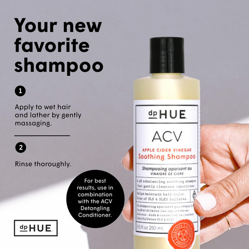 Dphue Acv Shampoo Calmante, 8,5 Fl Oz - Shampoo Para Couro C