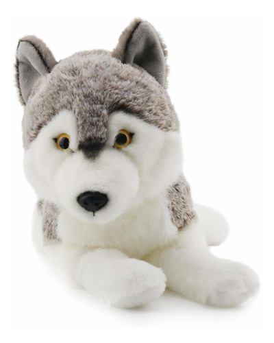Peluche De Lobo Siberiano Realista Peluche Pulgadas ...