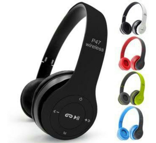 Auriculares Bluetooth P47 Vincha Sd Radio Fm Inalambrico