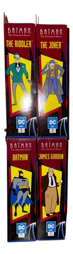 Mcfarlane Dc Animated Series Batman Riddler Joker Gordon Set