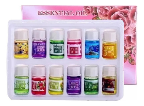 12 Aceites Esencia Ricos Aromas Humidificador Vaporizador