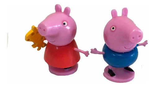 Mini Figuras Peppa Pig Huevo Kinder Chimos 2008 (Usado)