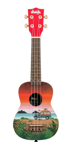 Ukulele Ukelele Soprano Ukadelic Surfari Original