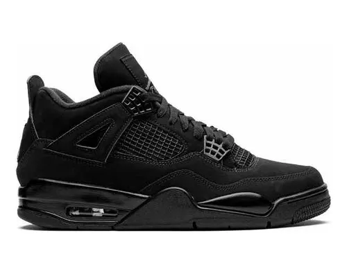 Roja Zapatilla Jordan Retro 4 Negras MercadoLibre
