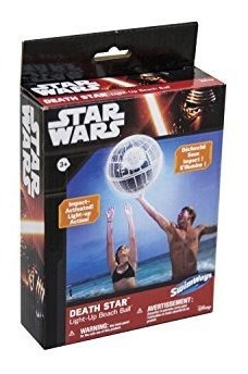 Bola De Playa Iluminada Estrella De La Muerte Estrella De La