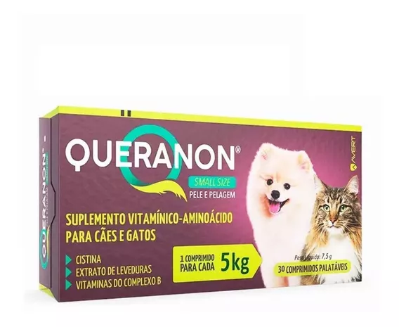 Suplemento Vitamínico Para Cães E Gatos 5kg Queranon Avert