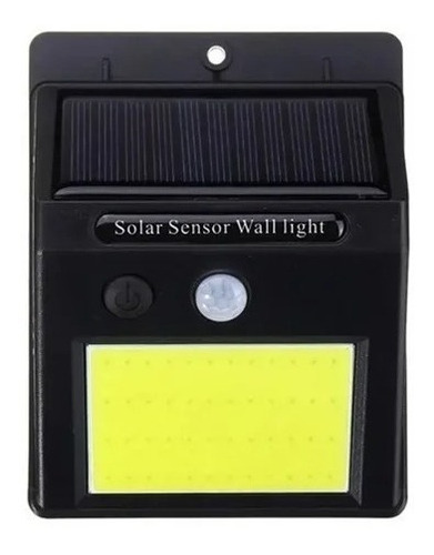 Foco Panel Solar Exterior 48 Leds Con Sensor De Movimiento