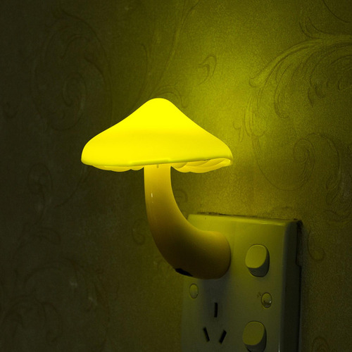Lámpara Enchufable, Luz Nocturna De Setas, Luz Nocturna,