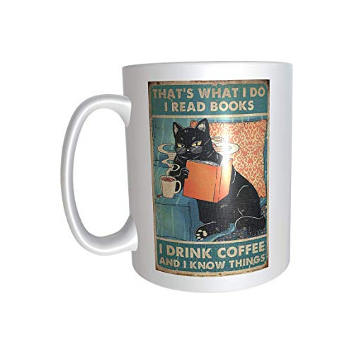 Gato Amantes Del Café Taza Gato Que Es Lo Que Hago Yo Tljcb