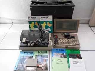 Laptop Nec Pc-8401a E Impresora Nec Pc-pri05a Extras Vintage