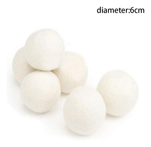 Bolas De Lana Para Secadora Suavizante De Tela Reutilizable