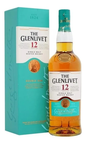 Estuche Whisky The Glenlivet 12 Años X700cc Double Oak