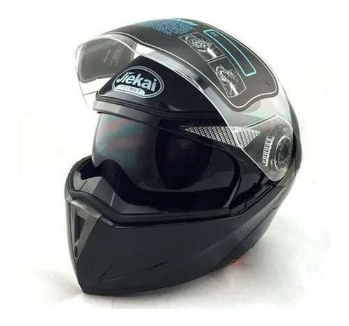 Casco Abatible Jiekai Helmets Mica Transparente Gafa Polari