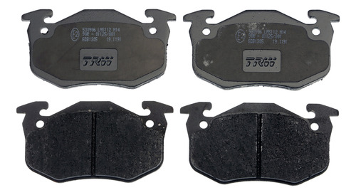 Balatas Traseras Peugeot 206 1.6l 2002-2008 Trw