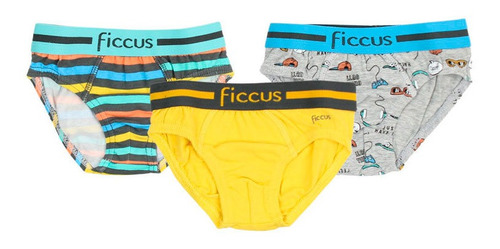 Slip Ficcus Amarillo Transversal Kids 13716