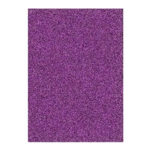 Lamina Goma Eva Glitter 40x60x2 Violeta 7 Unidades Hand .