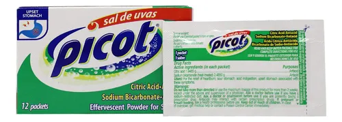 Solución En Polvo Efervescente Sal De Uvas Picot 5 Ml X 12