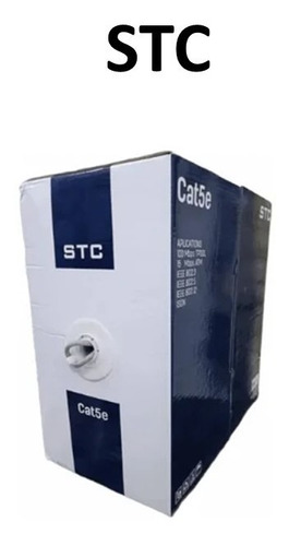 Cable Utp Cat5e 305m Color Gris Modelo Stc-cat5e-305g