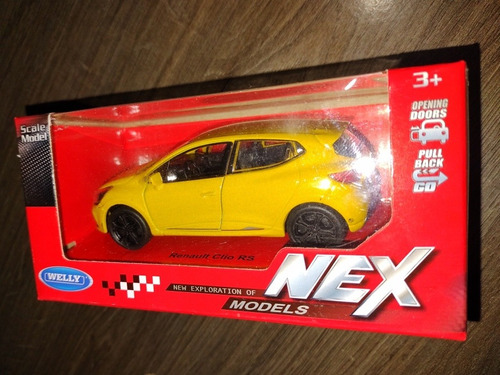 Renault Clio Rs Welly Nex 1/36 Sistema Pull&back