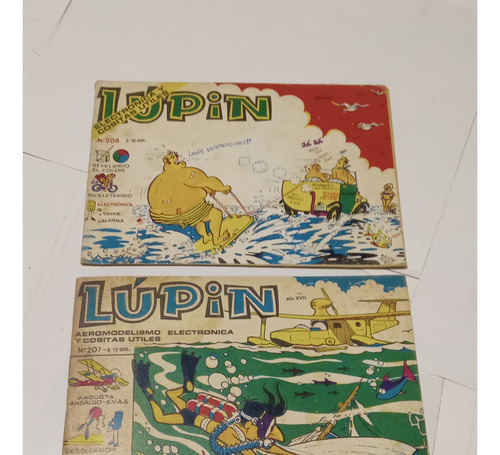 2 Revistas Lupin N° 207 Y N° 208