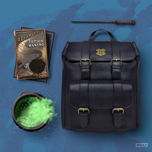 Imagem 7 de 7 de Bolsa Mochila Hogwarts Metálico - Original Harry Potter