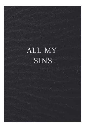 Libro: All My Sins: Diário Para Documentar Todo O Seu Dia A Dia