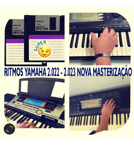 02 Disquetes P/teclados Yamaha Psr-550- 630-730 2,023