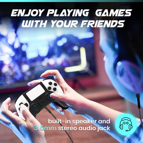 Controlador Inalámbrico Bluetooth Para Pc Y Ps4 Recargable