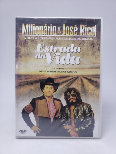 Dvd Filme Milionário E José Rico , Estrada Da Vida -original