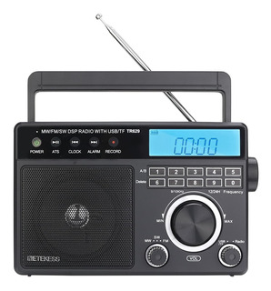 Grabador De Volumen Alto Retekess Tr629 Am Fm Con Radio Digi