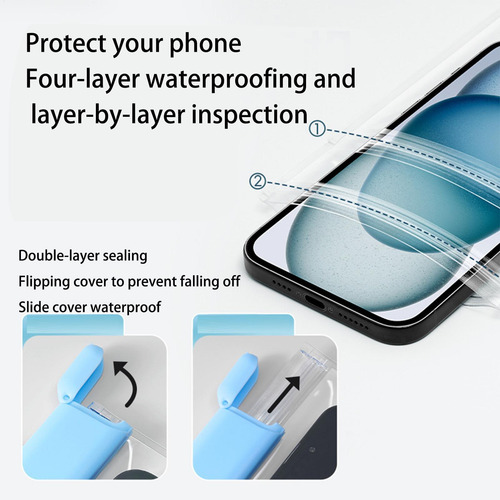 Case De Teléfonos Polla Impermeable Bolsa De Teléfono Imperm