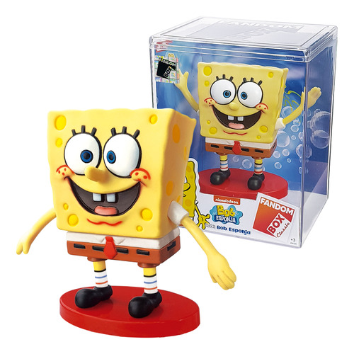 Boneco Bob Esponja 022 - Fandom Box - Líder Brinquedos