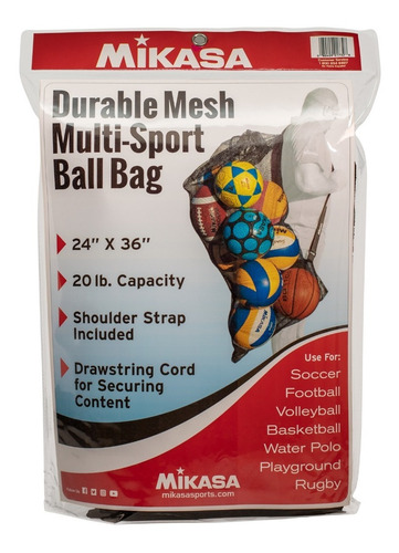 Imagen 2 de 2 de Malla Balonera Multi Sport Mikasa
